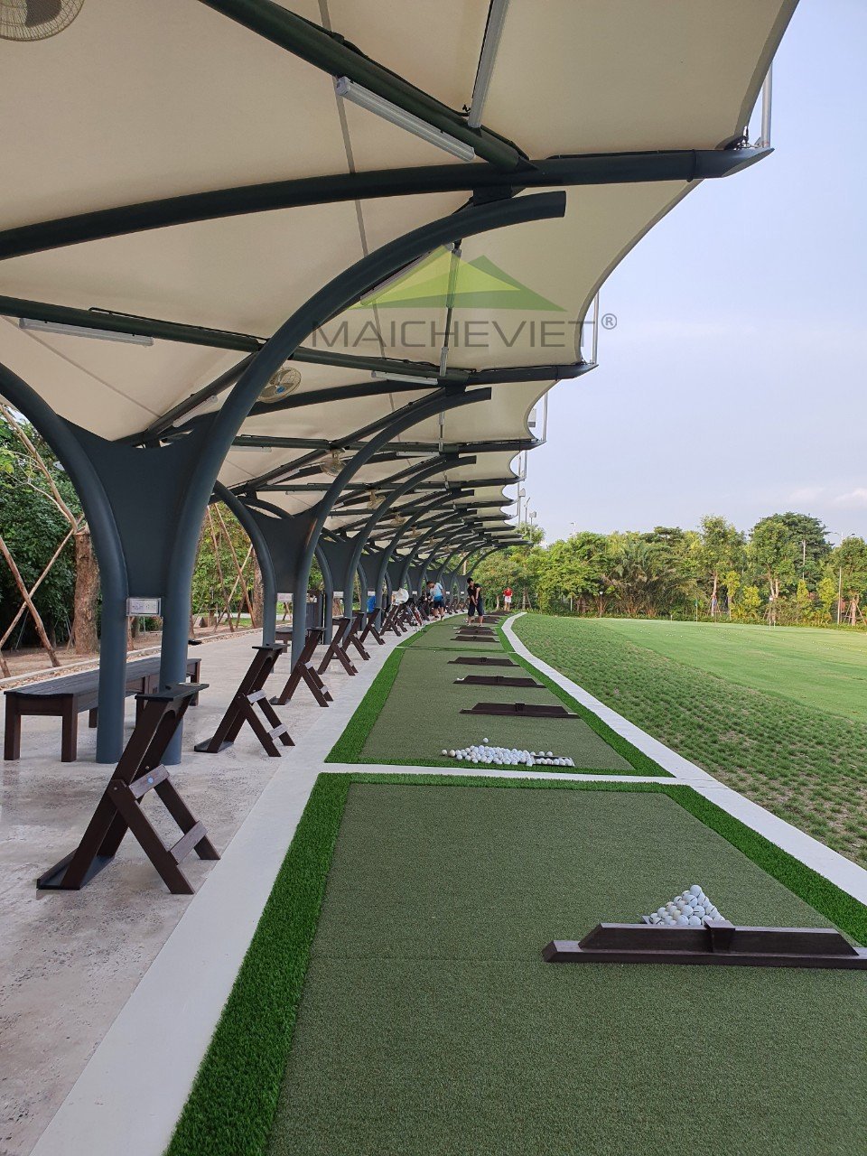 mái che sân golf Ecopark Hưng Yên