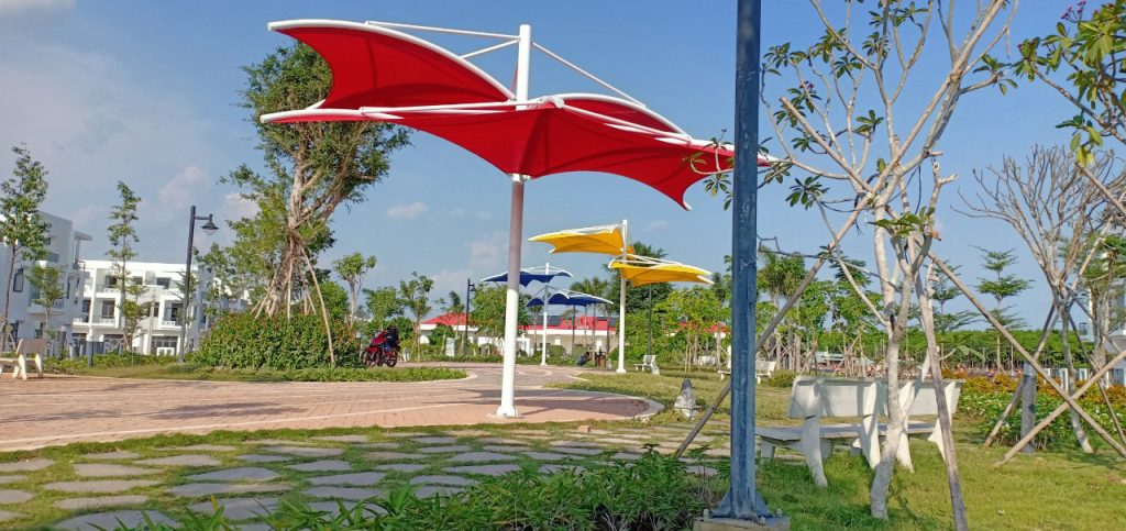 Thiết kế- thi công mái che khu đô thị Viva Park Đồng Nai