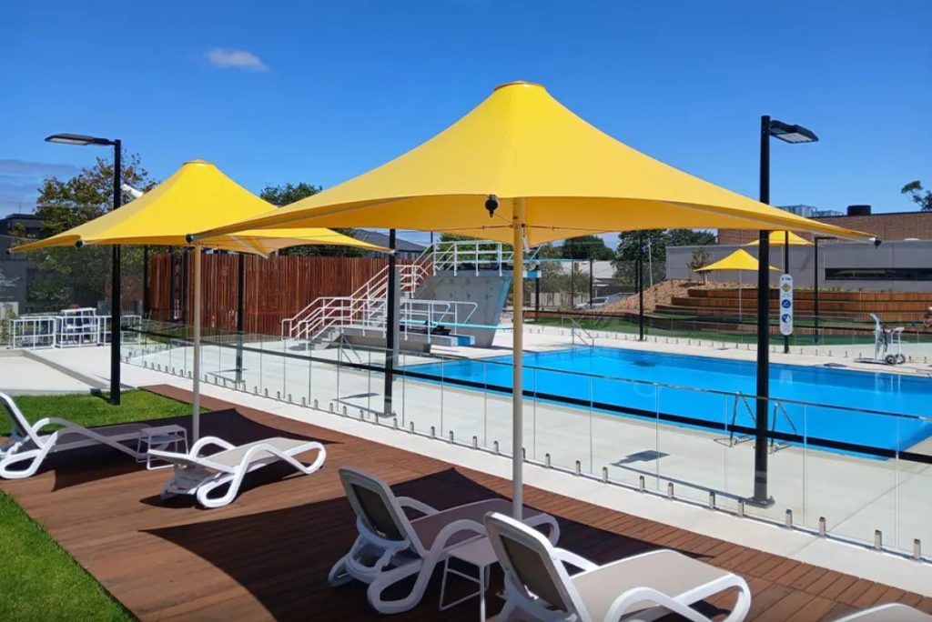 Mái che bể bơi Carnegie Memorial