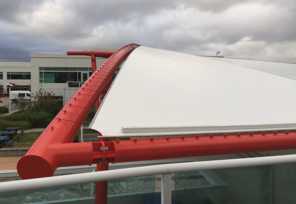 Mái che kiến trúc tại Google Campus