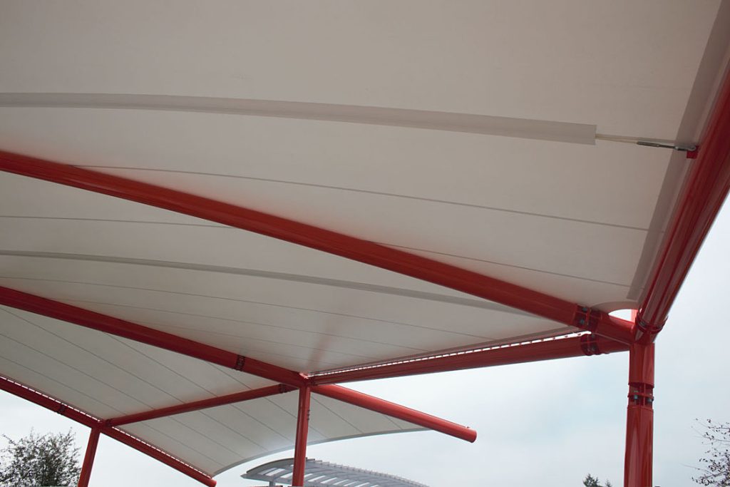 Mái che kiến trúc tại Google Campus