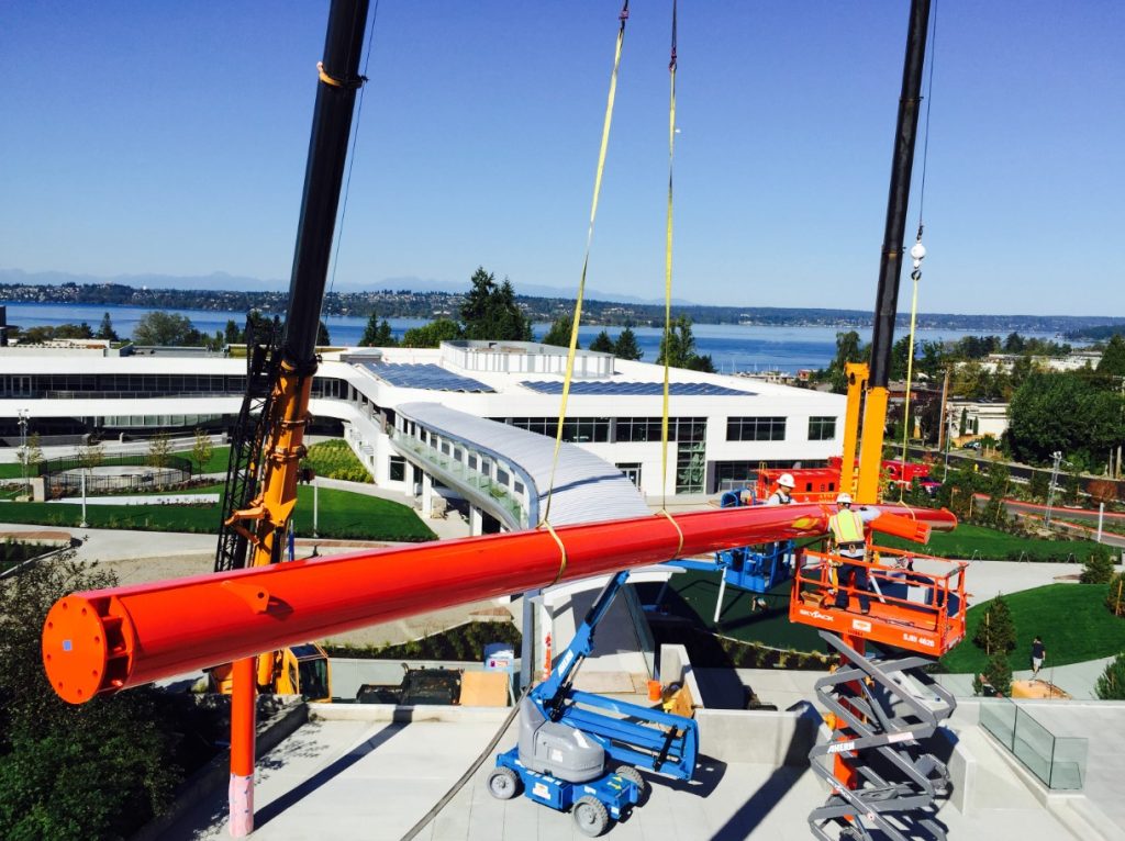 Mái che kiến trúc tại Google Campus