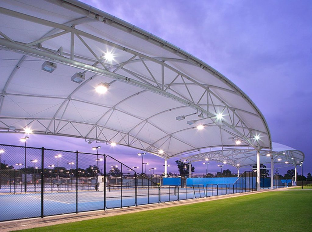 Bạt PVDF Cho Mái Che Sân Pickleball