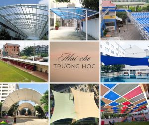 Các dạng mái che trường học phổ biến nhất hiện nay