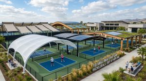 10 Mẫu Mái Che Sân Pickleball Đẹp, Hiện Đại 2026